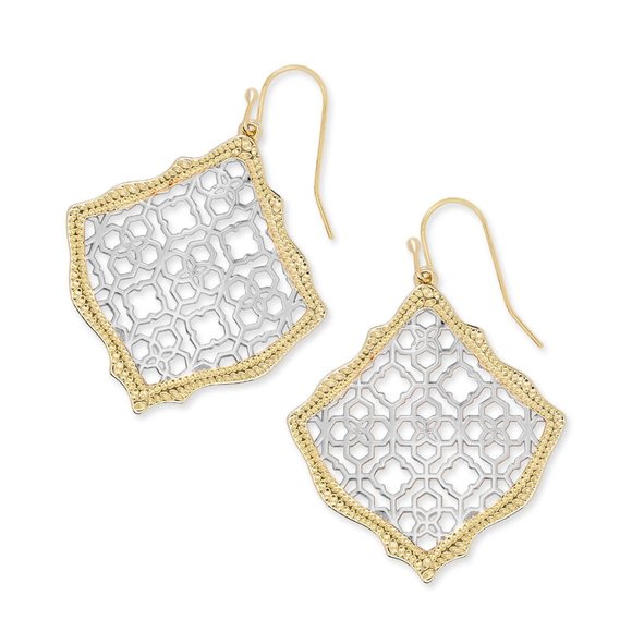 Kendra Scott Jewelry - Kendra Scott Gold Silver Filigree Earrings